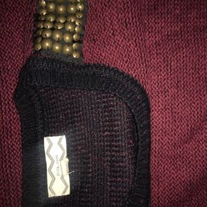 Pink Rose Marroon Sweater